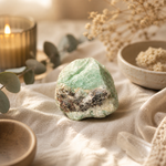 Amazonite 164g — vue de la surface brute naturelle de la pierre