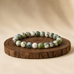 Bracelet Agate Arbre 25g — présentation des perles en lithothérapie