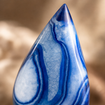Agate Bleue 60g — pierre naturelle de sérénité pour la lithothérapie
