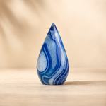 Agate Bleue naturelle — bijou et pierre de bien-être aux reflets célestes