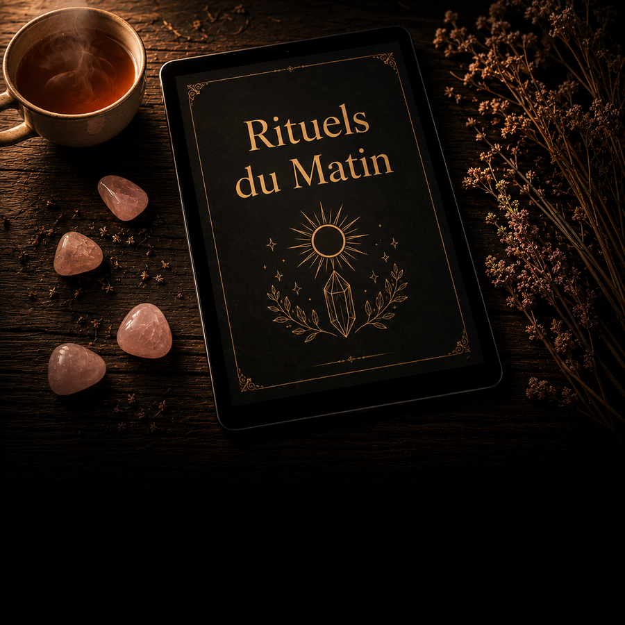 Ebook Rituels du Matin PDF — guide bien-être matinal avec pierres naturelles