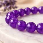 Bracelet en Améthyste naturelle — bijou de sérénité spirituelle