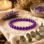 Bracelet en Améthyste — vue d'ambiance du bijou naturel